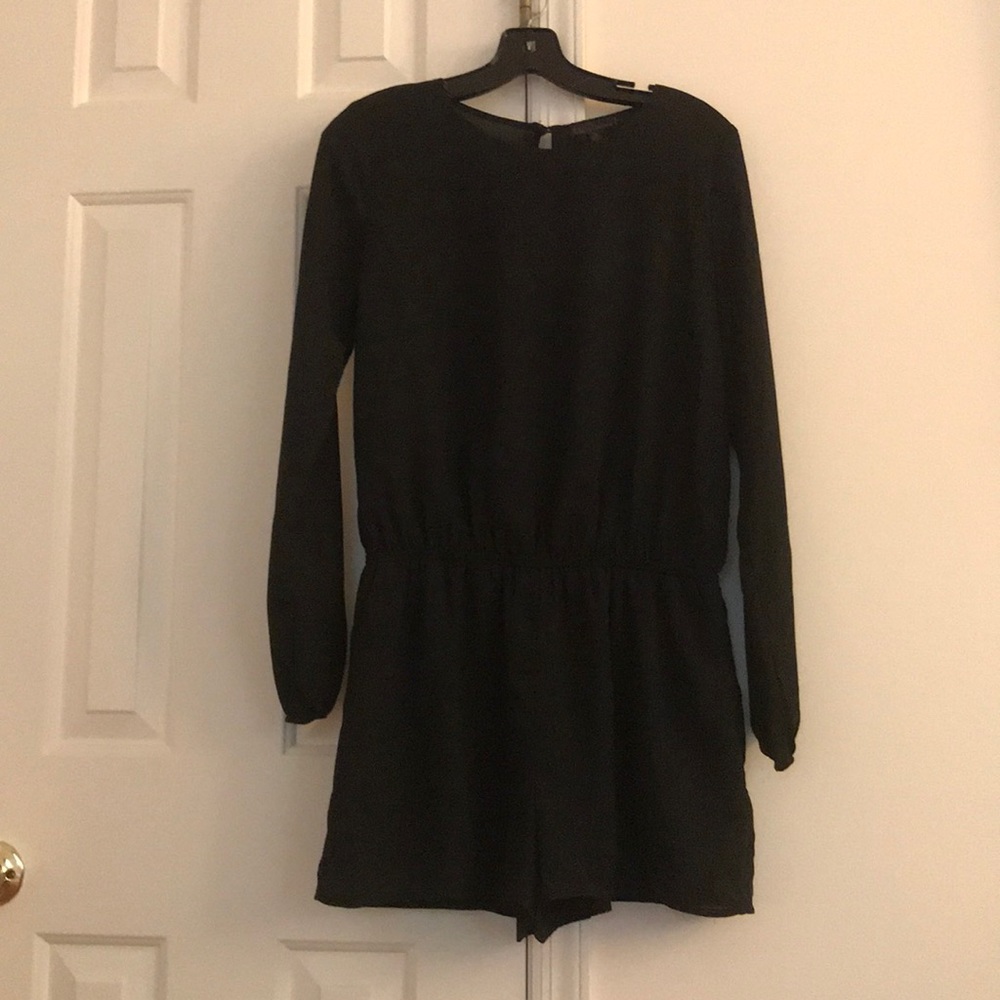 Lucca Couture Black Romper